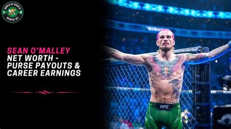 sean omalley networth|Sean OMalley Net Worth: What is the UFC fighters。